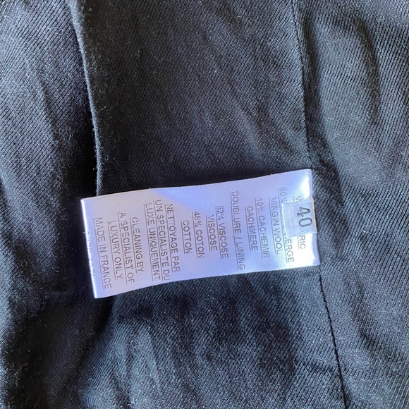 Authentic Balmain runway wool cashmere salmon pink dress cape coat XS 40 - Picture 11 of 12